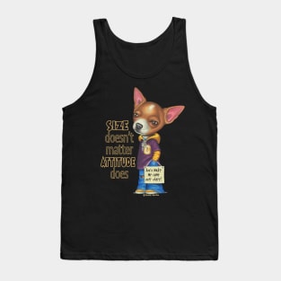 Cute Chihuahua Dog Posing with attitude on Chihuahua wearing Hoodie and Jeans Tank Top